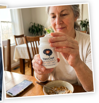 Emma K., 51 holding VapoCept